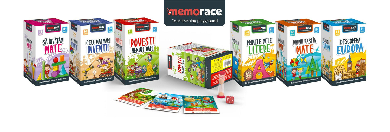MemoRace - o nouă serie de jocuri educative - Jocozaur.ro - Omul potrivit la jocul potrivit