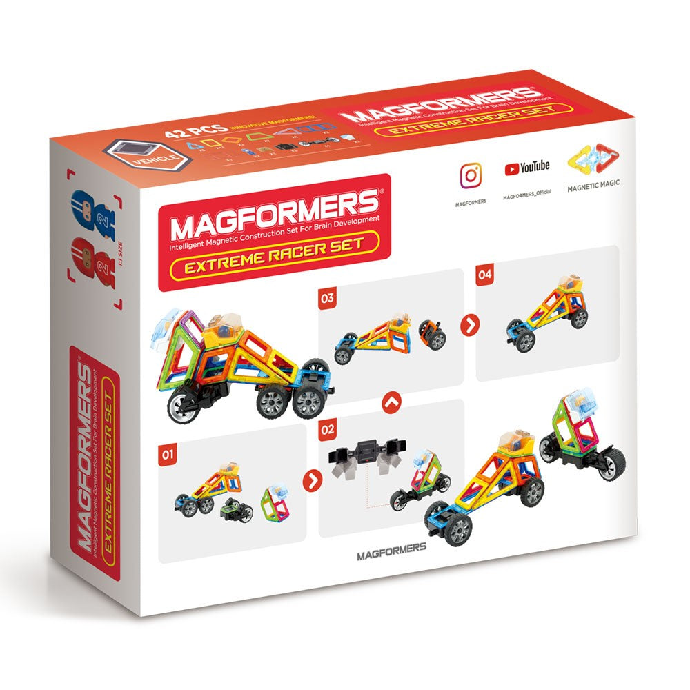 Magformers Extreme Racer - Curse Extreme - 42 piese