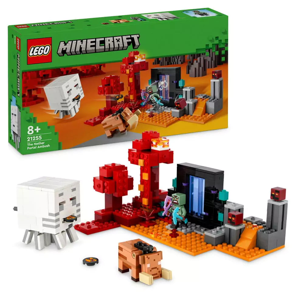LEGO Minecraft Amuscada in portalul Nether 21255