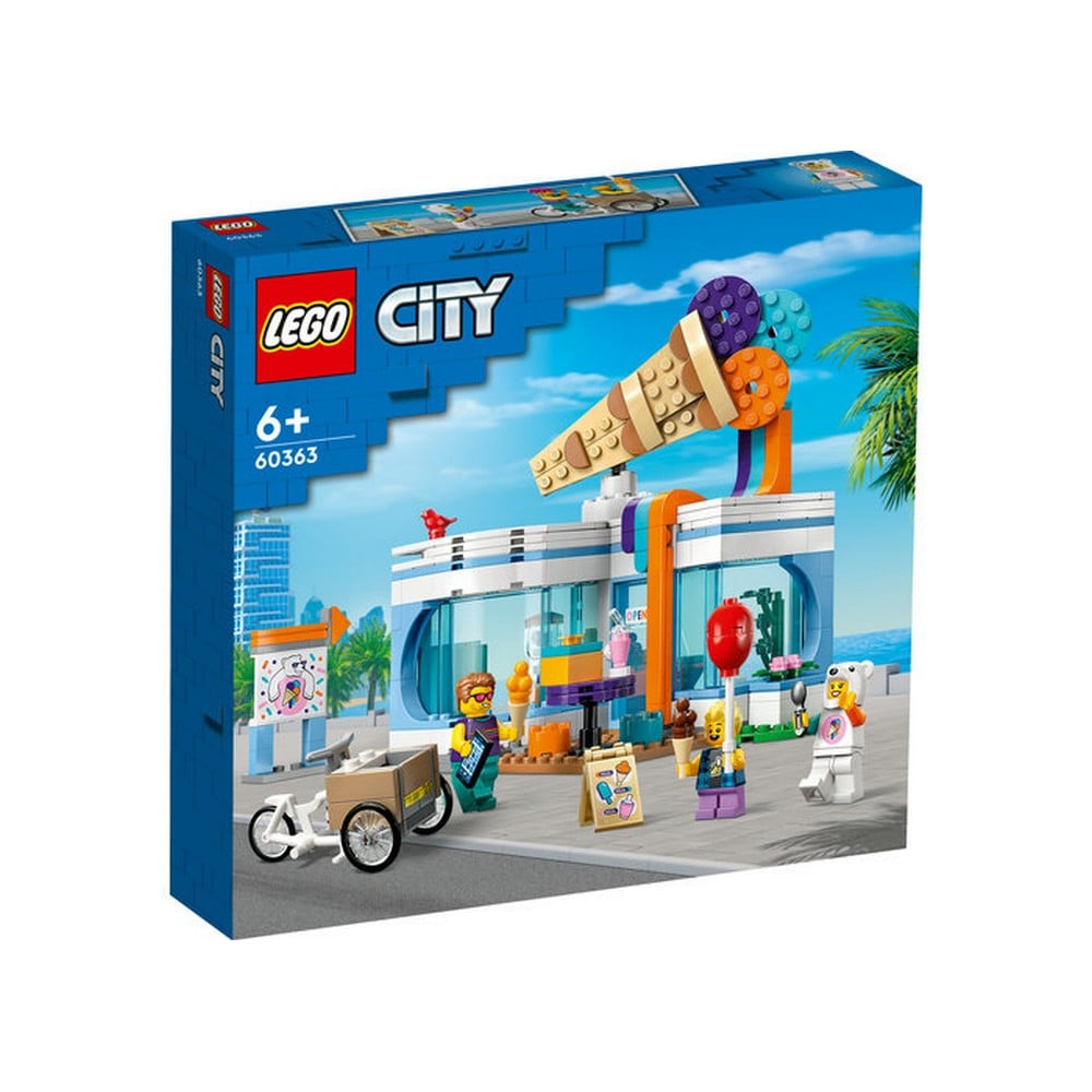 LEGO City Magazin de inghetata 60363, 296 piese