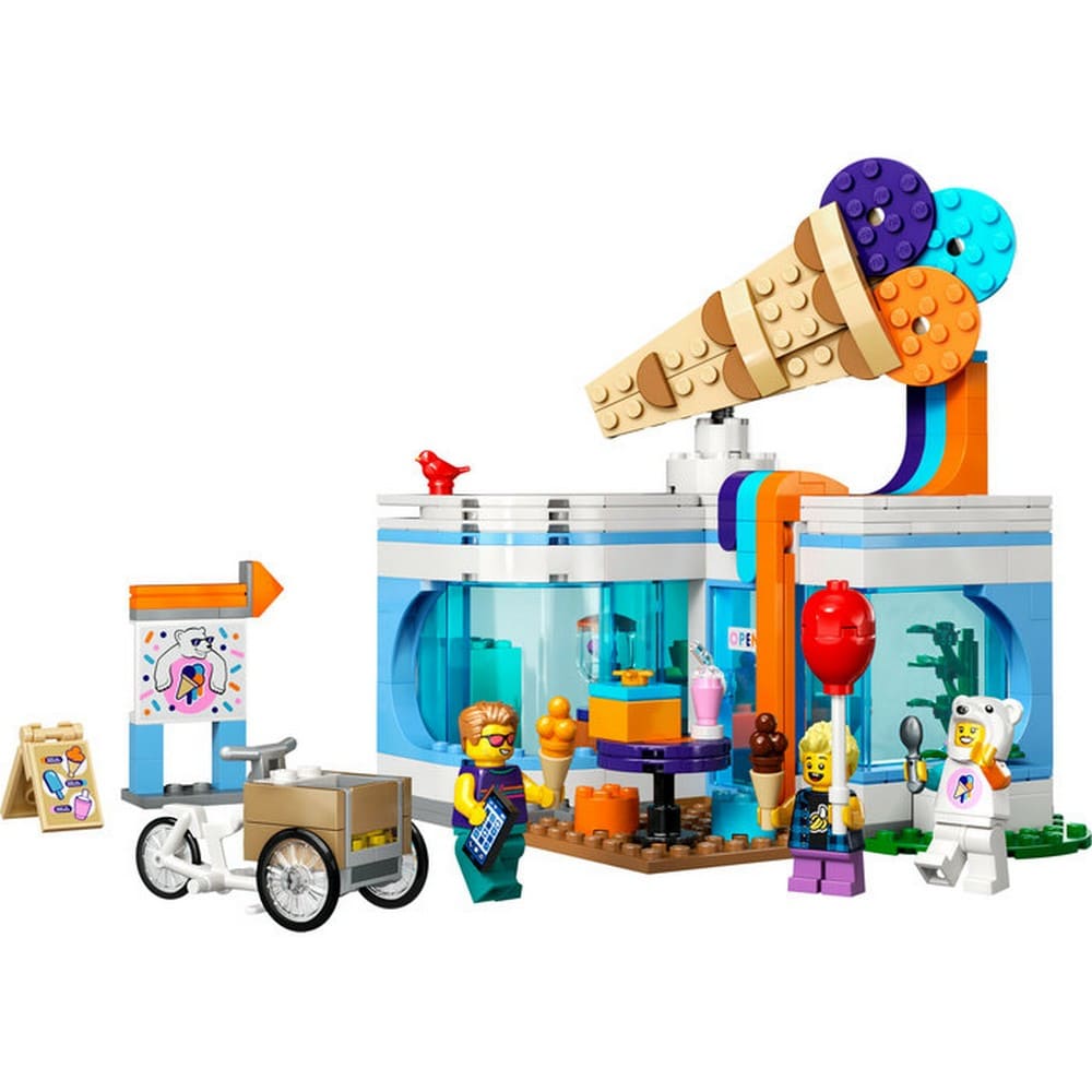 LEGO City Magazin de inghetata 60363, 296 piese
