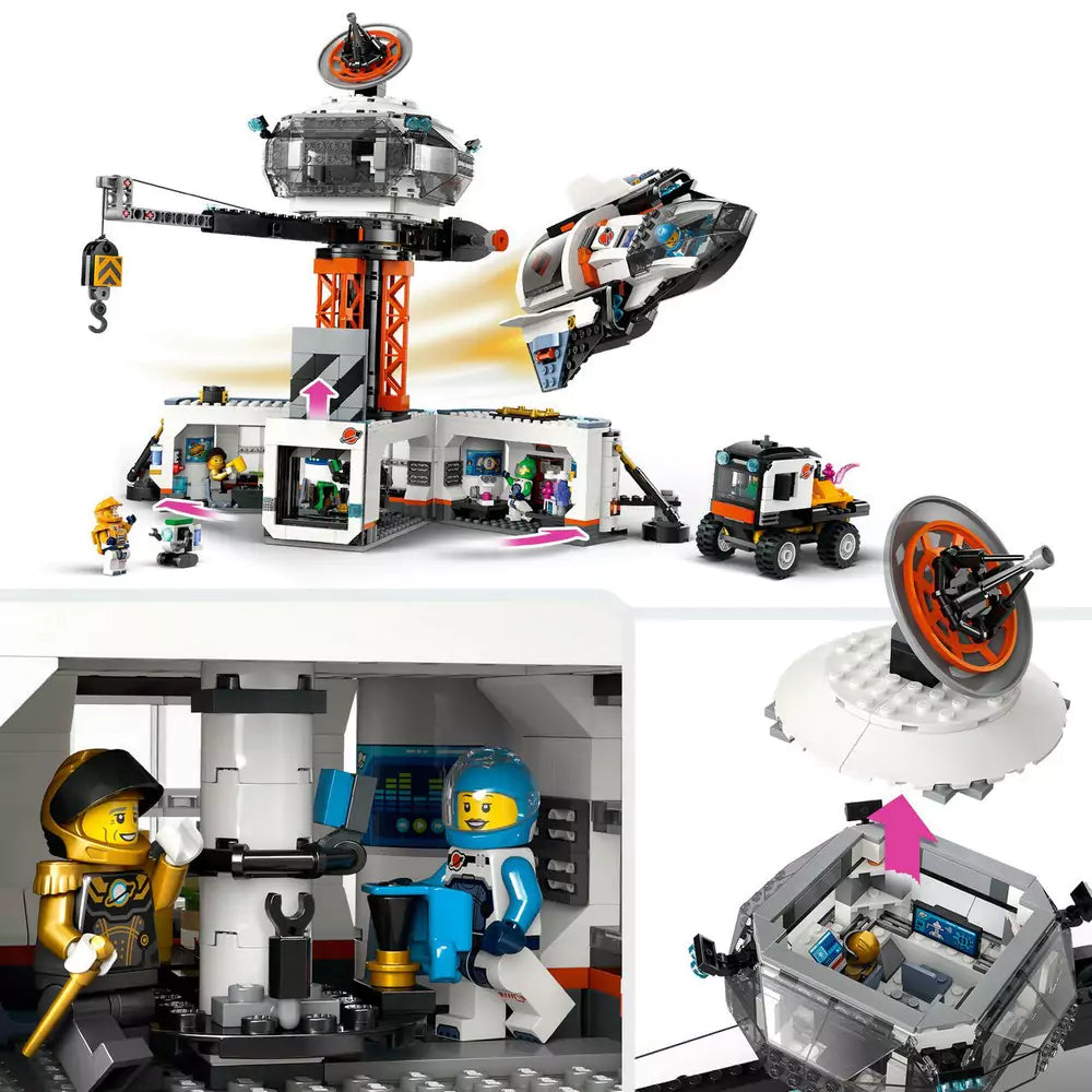 LEGO City Baza spatiala si platforma de lansare a rachetei 60434