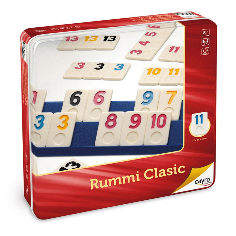 Rummy Cayro, remi clasic in cutie metalica