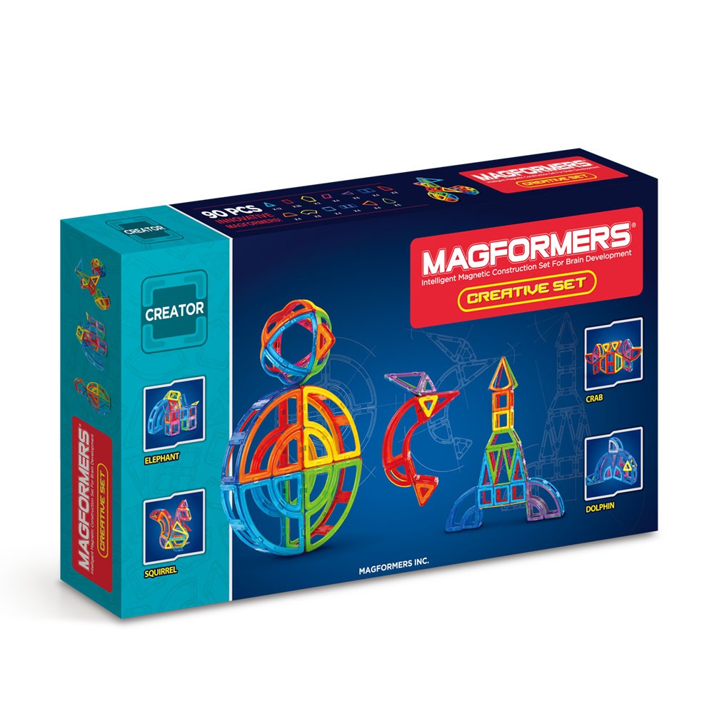 Magformers Creative Set - Creativ, 90 piese