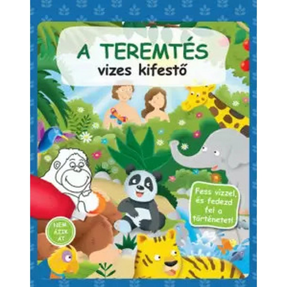 A Teremtés  vizes kifestő carte de colorat în limba maghiară