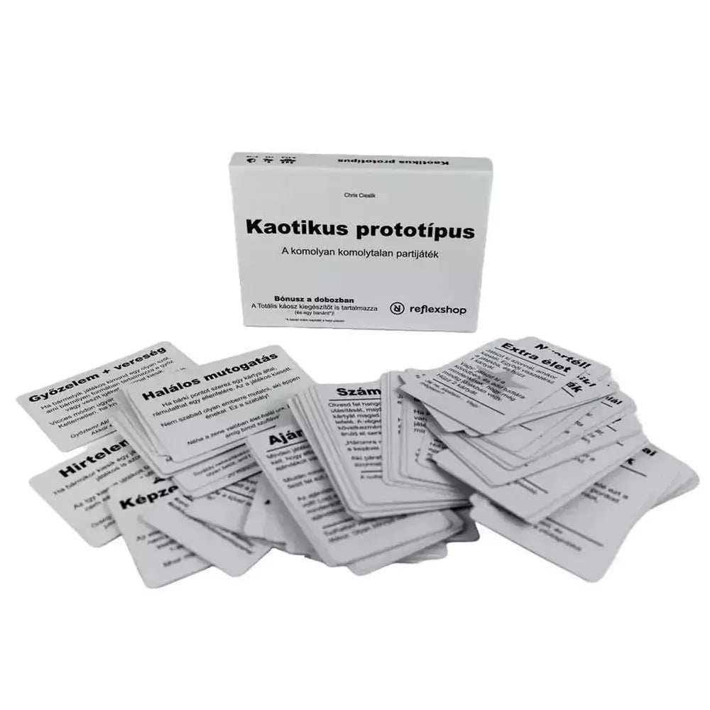 Kaotikus prototípus, joc de societate în limba maghiară