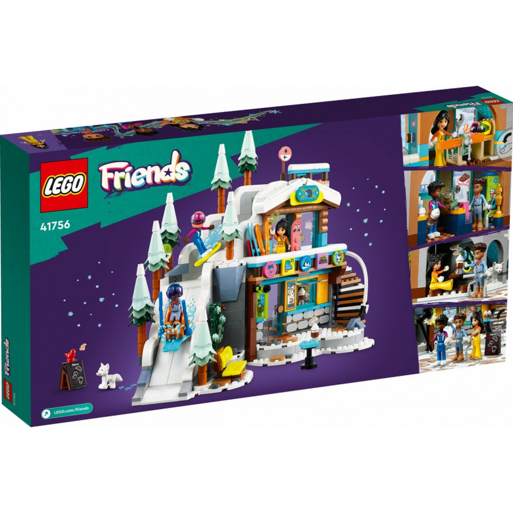 LEGO Friends Pârtie de schi și cafenea 41756