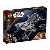 A LEGO Star Wars 75346 doboza, rajta a Kalóz vadászgép akcióban, aszteroidaövben repülve, valamint a két minifigura képe a sarokban.