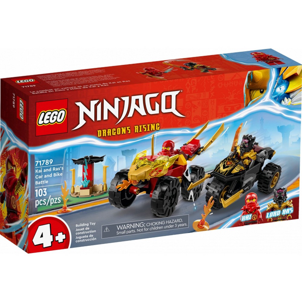 LEGO Ninjago Masina lui Kai si motocicleta lui Ras 71789