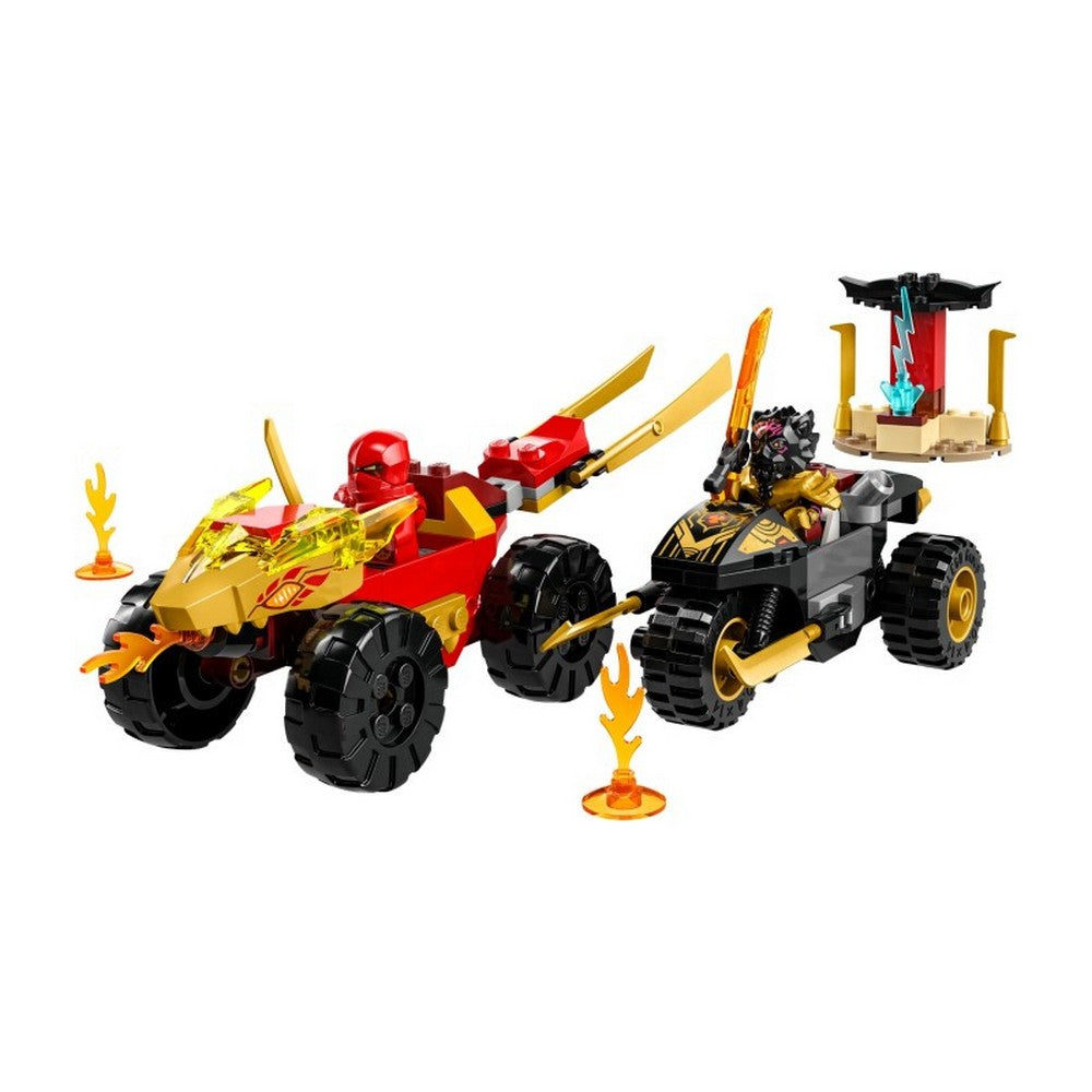 LEGO Ninjago Masina lui Kai si motocicleta lui Ras 71789