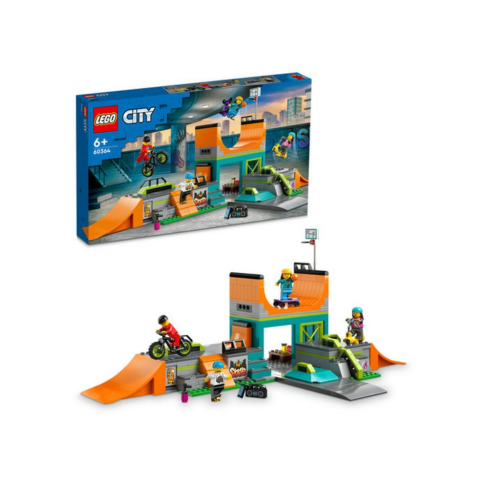 LEGO City Parc pentru skateboard 60364, 454 piese