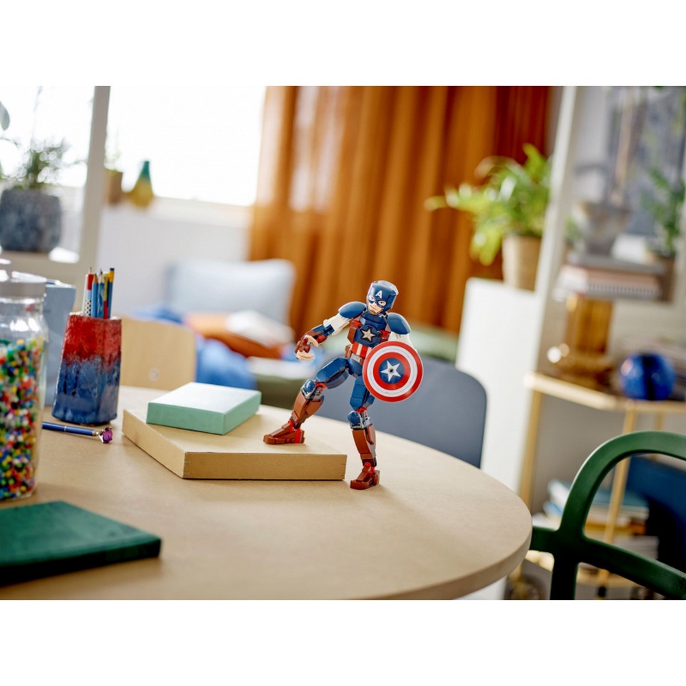 LEGO Marvel Super Heroes Figurina de constructie Captain America 76258