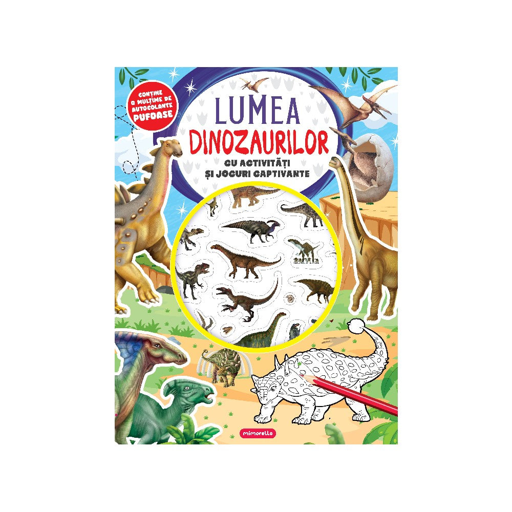 Lumea dinozaurilor caiet cu activități în limba română