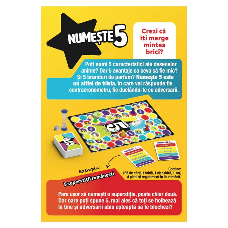 Numeste 5, joc de petrecere