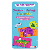 Puzzle magnetic cu animale - 18 piese