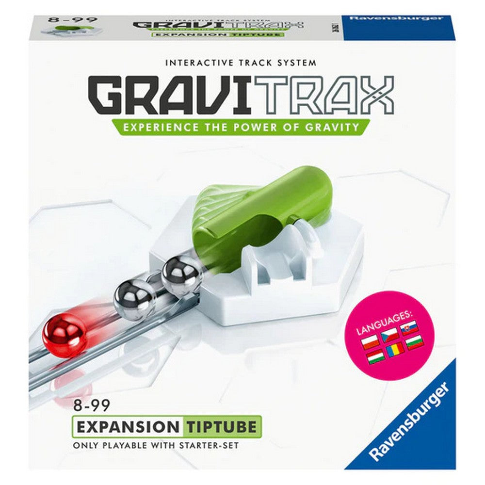 Joc de constructie Gravitrax Tiptube, Tub de Directie, set de accesorii