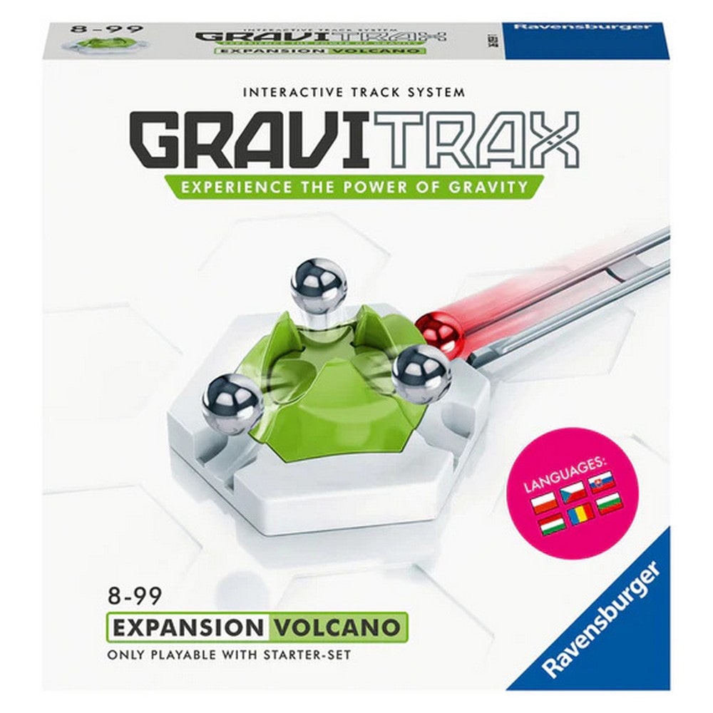 Joc de constructie Gravitrax Volcano, Vulcan, set de accesorii