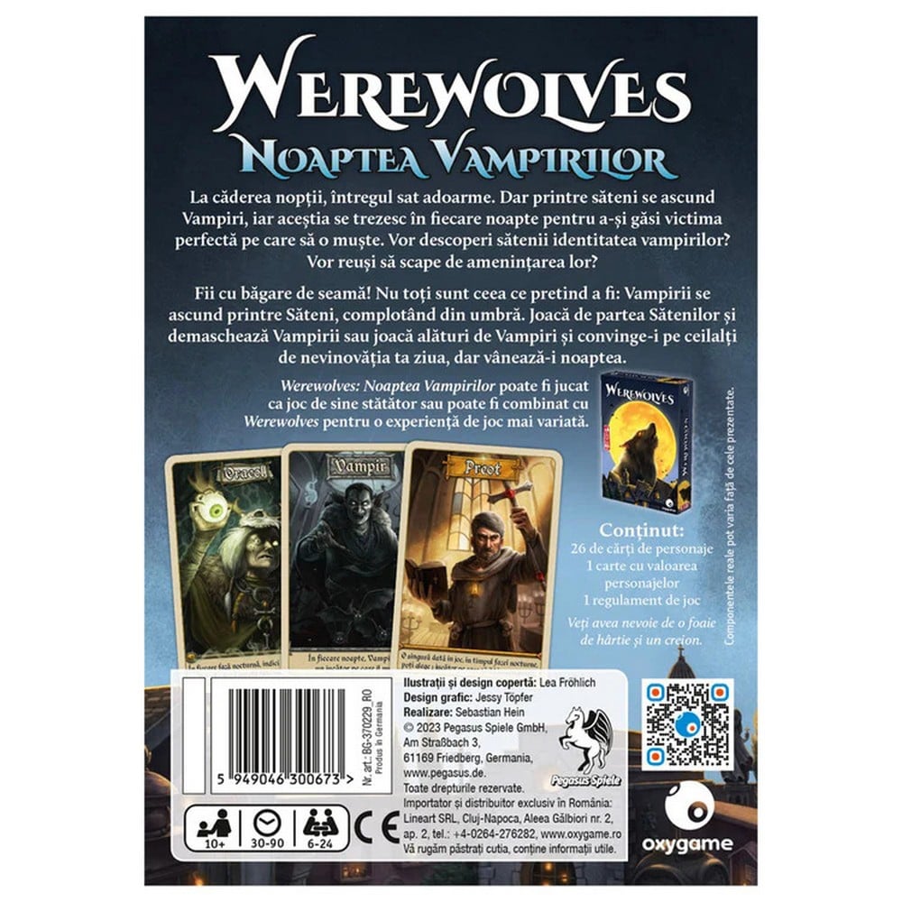 Werewolves: Noaptea Vampirilor joc de societate în limba română