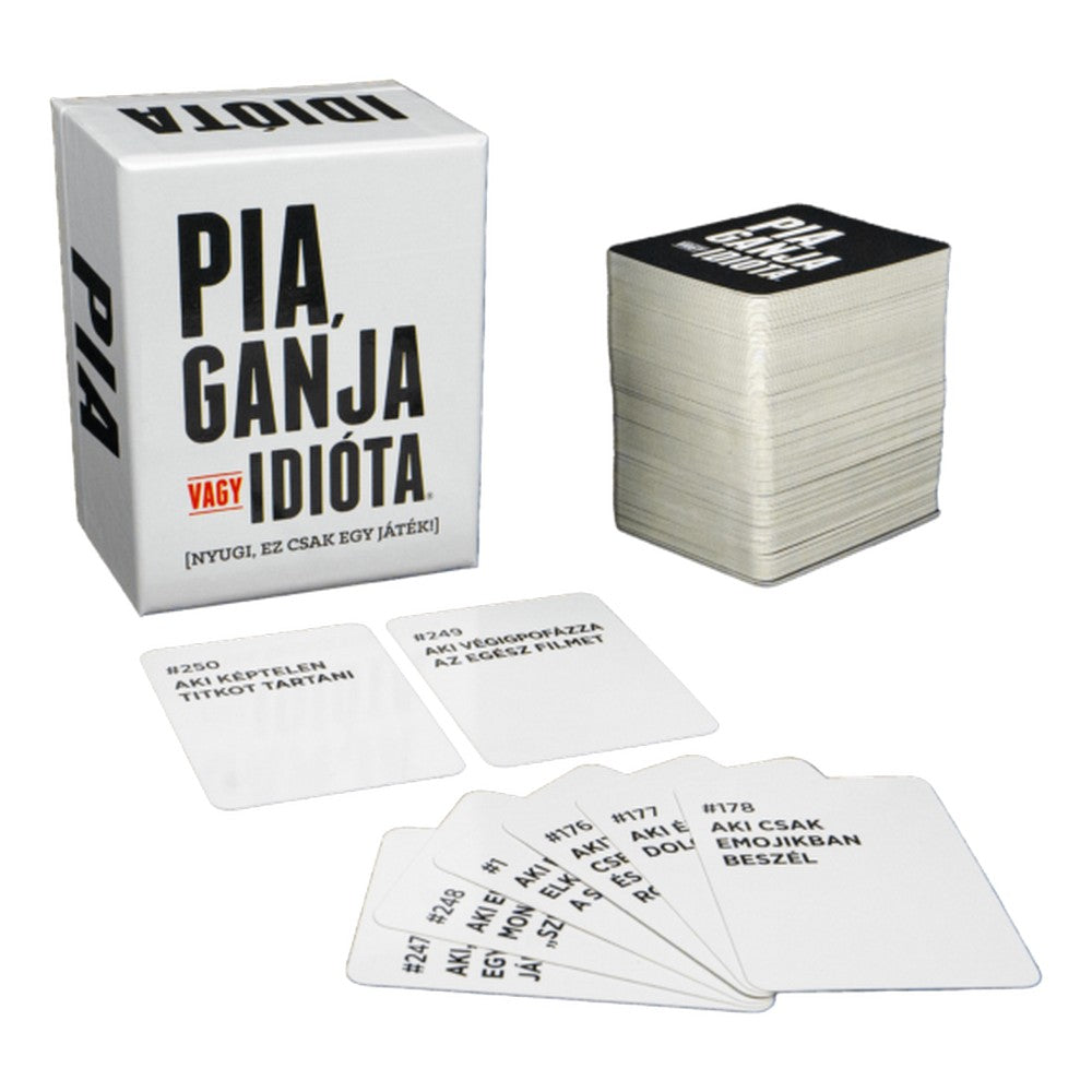 Pia, ganja vagy idióta, joc de societate în limba maghiară