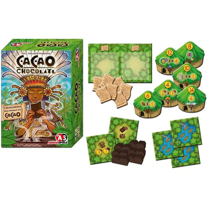Cacao: Chocolatl - Extensie de joc în limba germană și engleză cutia și componente