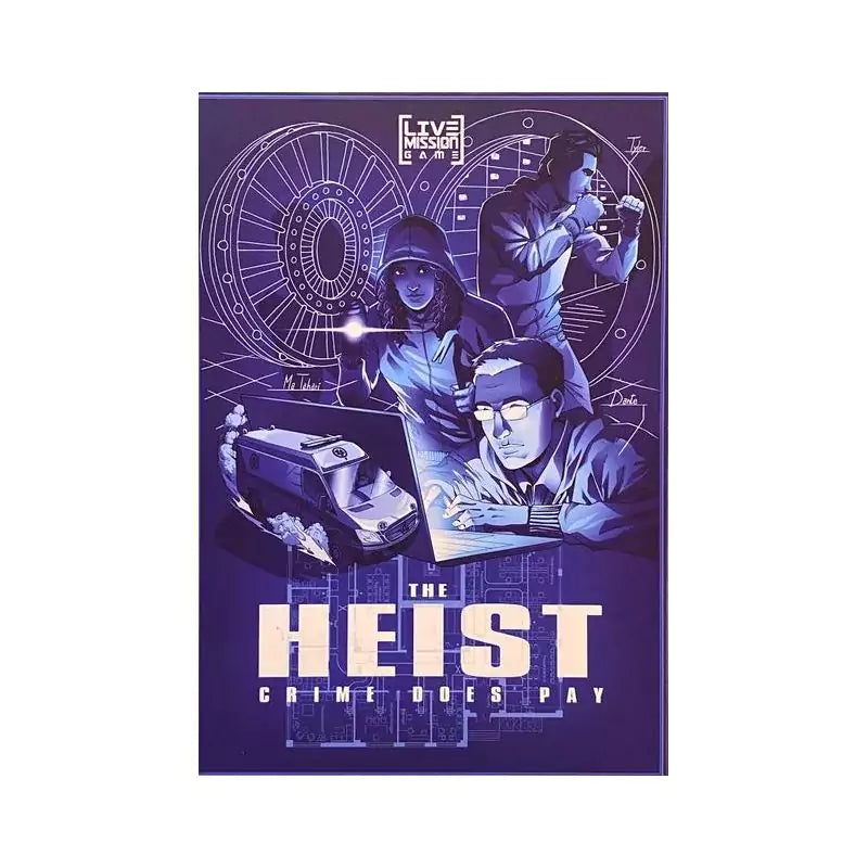 Live Mission Game: The Heist – Crime Does Pay angol nyelvű társasjáték