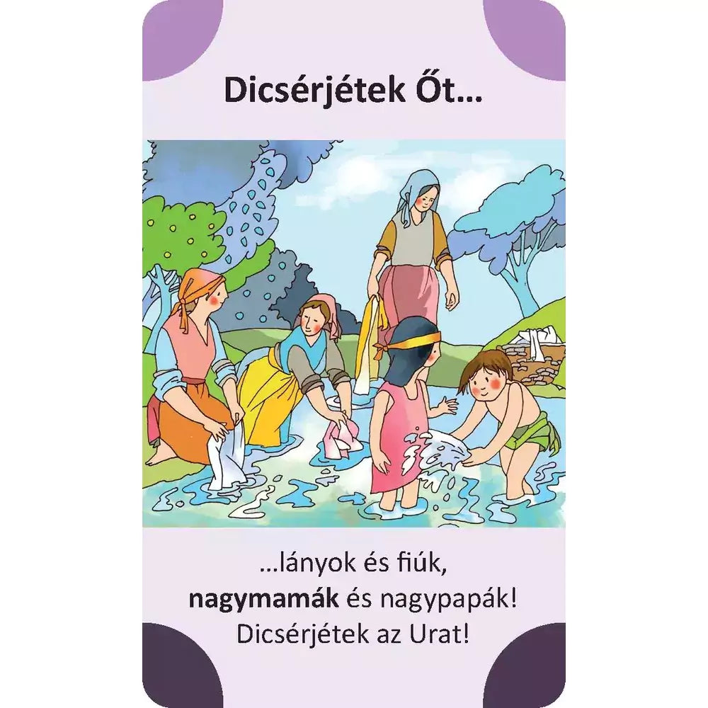 Dicsérjétek az Urat, kvartett játék joc de societate în limba maghiară