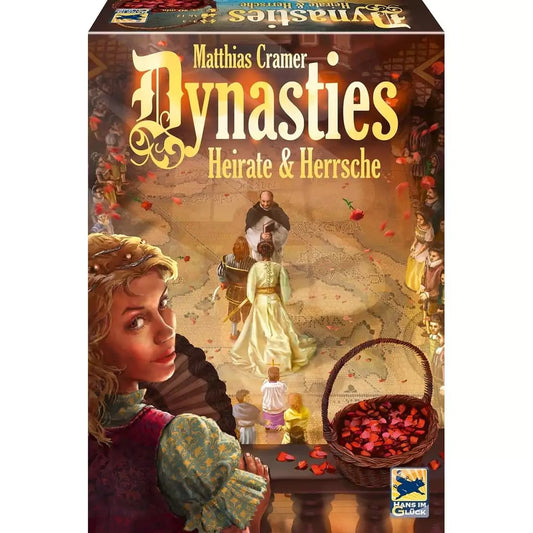 Dynasties: Heirate & Herrsche - Joc de societate în limba germană cutia