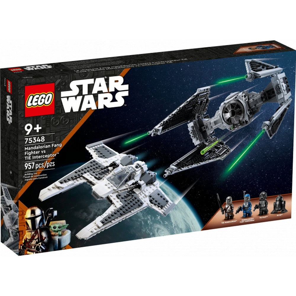 LEGO Star Wars Fang Fighter mandalorian vs TIE Interceptor 75348