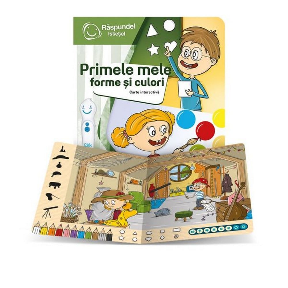 Răspundel Istețel - Carte Primele mele forme și culori