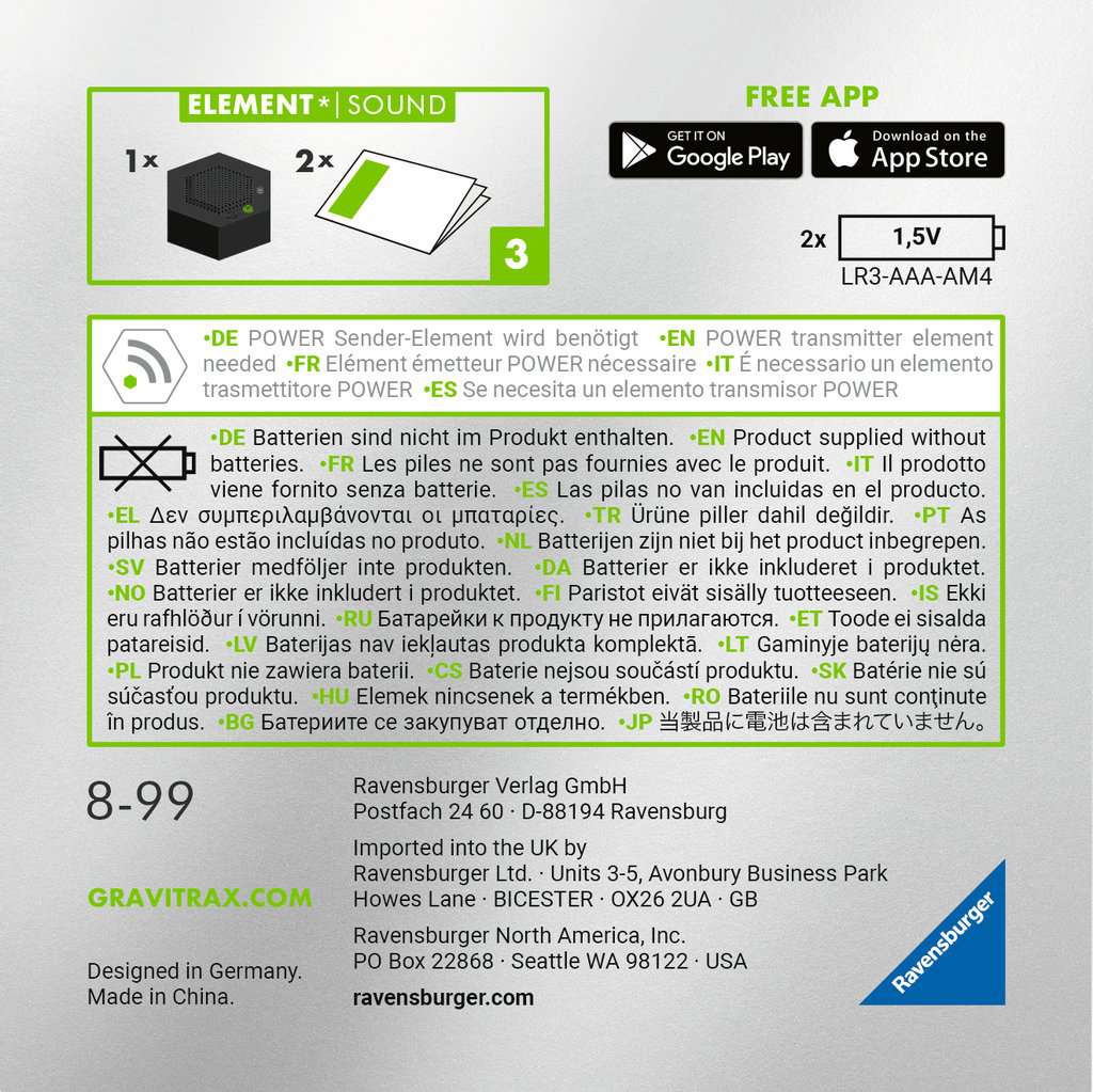 Gravitrax Power Sound set de extensie