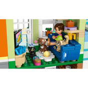LEGO Friends Heartlake City lakások és üzletek 42670 egyik lakása cicás részlettel és kényelmes nappalival.