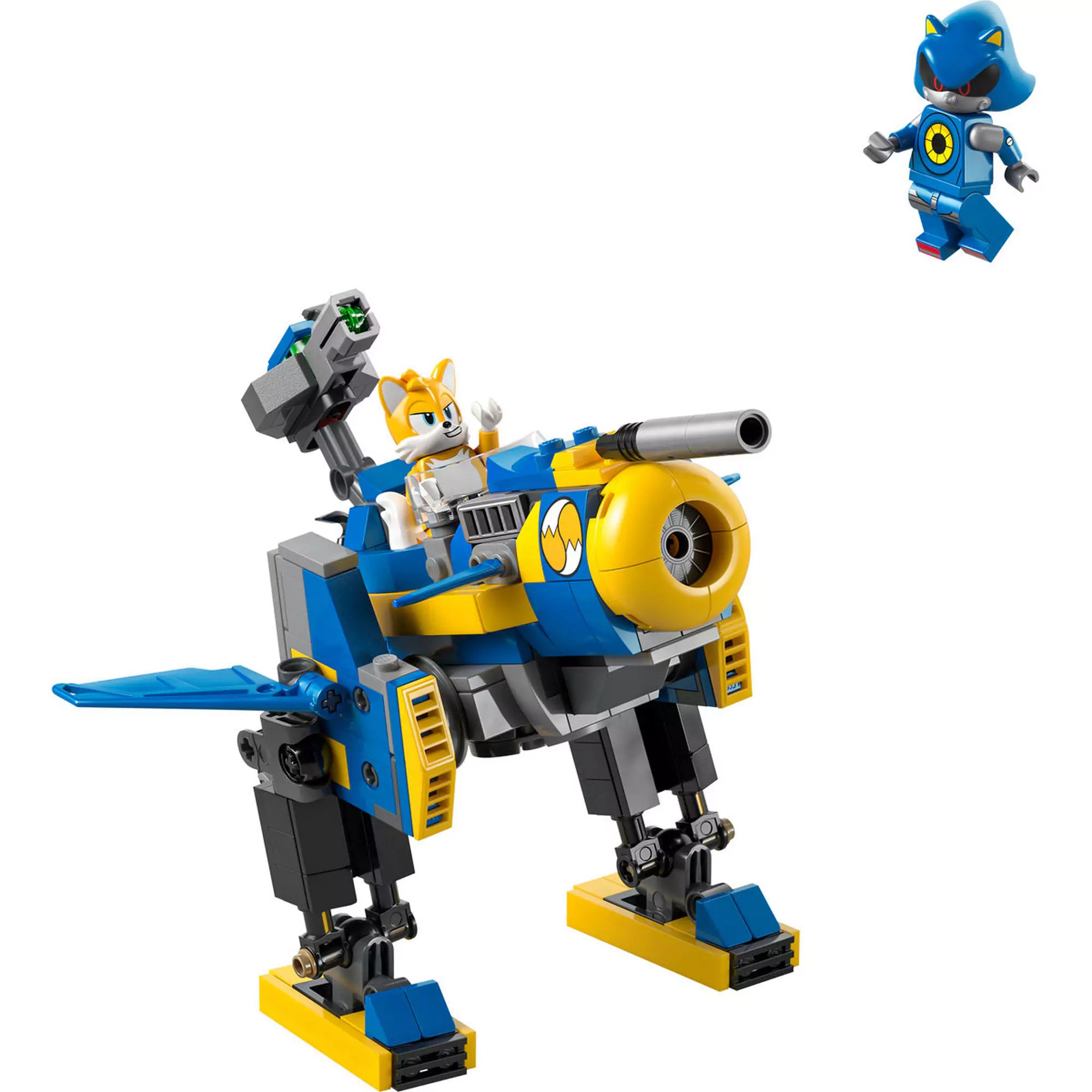 LEGO Sonic the Hedgehog - Cyclone Metal Sonic ellen (77002) készlet kibővítve, akciódús jelenettel és a robot repülési módjával.