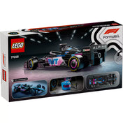 LEGO Speed Champions BWT Alpine F1 Team A524 versenyautó hátlap, részletes nézettel és extra