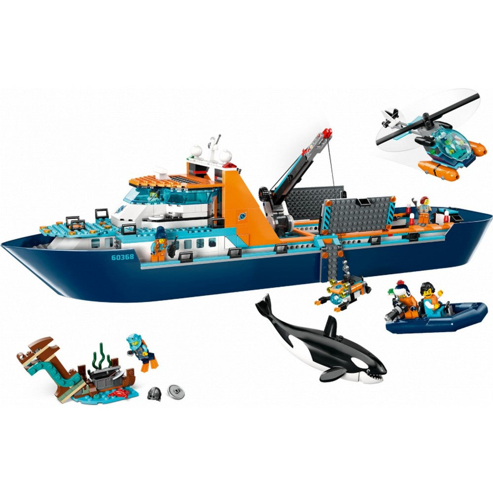 LEGO City Nava pentru explorari arctice 60368, 815 piese