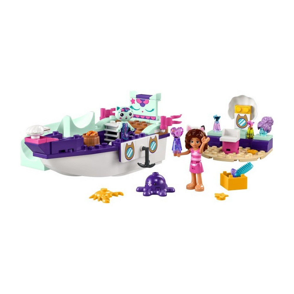 LEGO Gabby s Dollhouse Barca cu spa a lui Gabby si a Pisirenei 10786