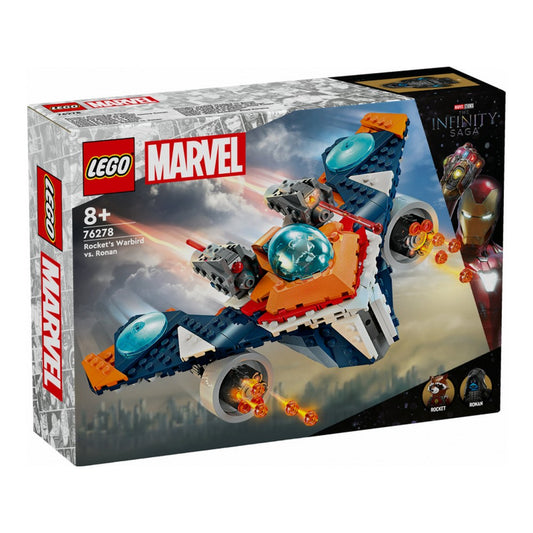 LEGO Marvel Super Heroes Avionul de luptă al lui Rocket vs Ronan 76278