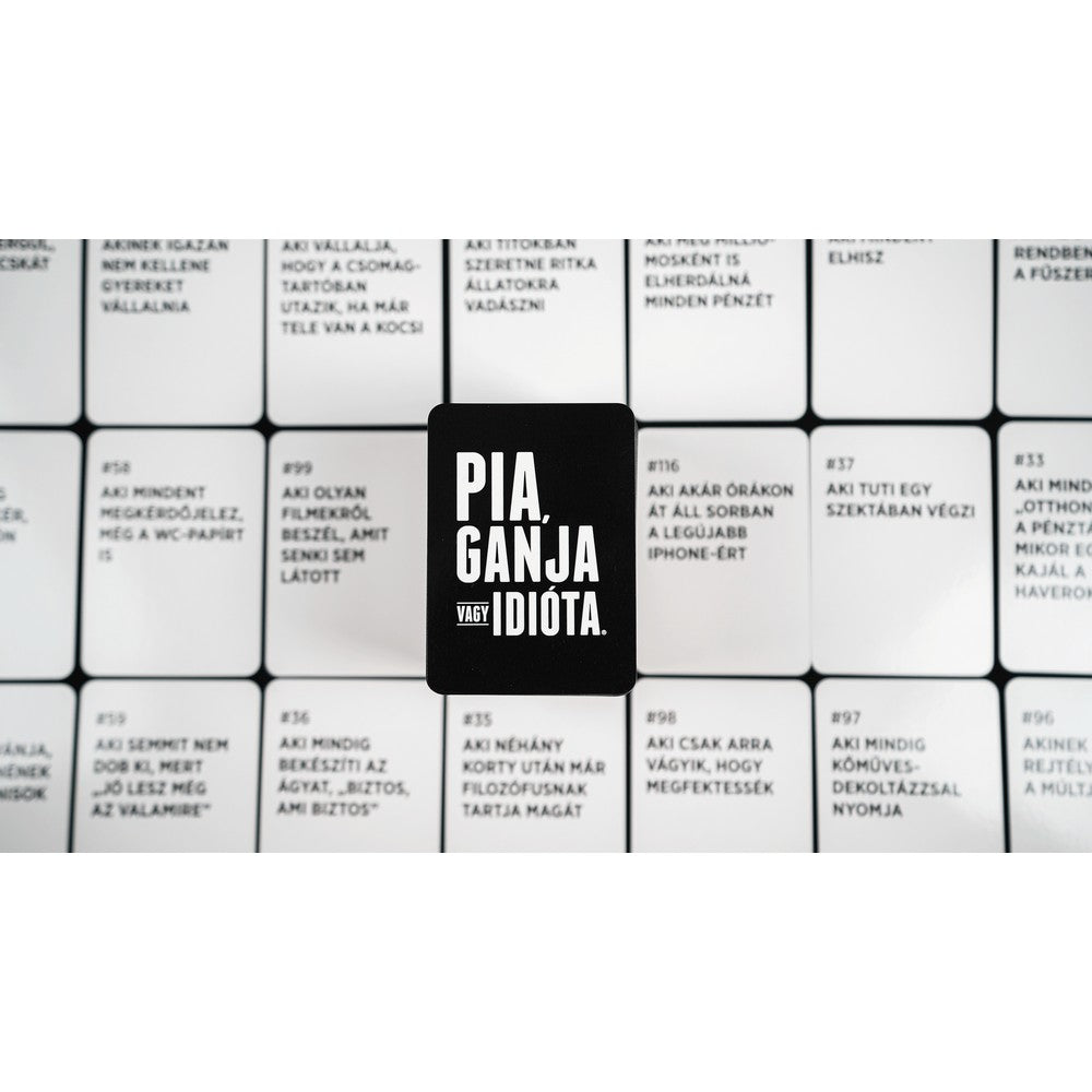 Pia, ganja vagy idióta, joc de societate în limba maghiară