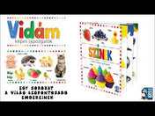 Leporelló Színek carte cartonată în limba maghiară