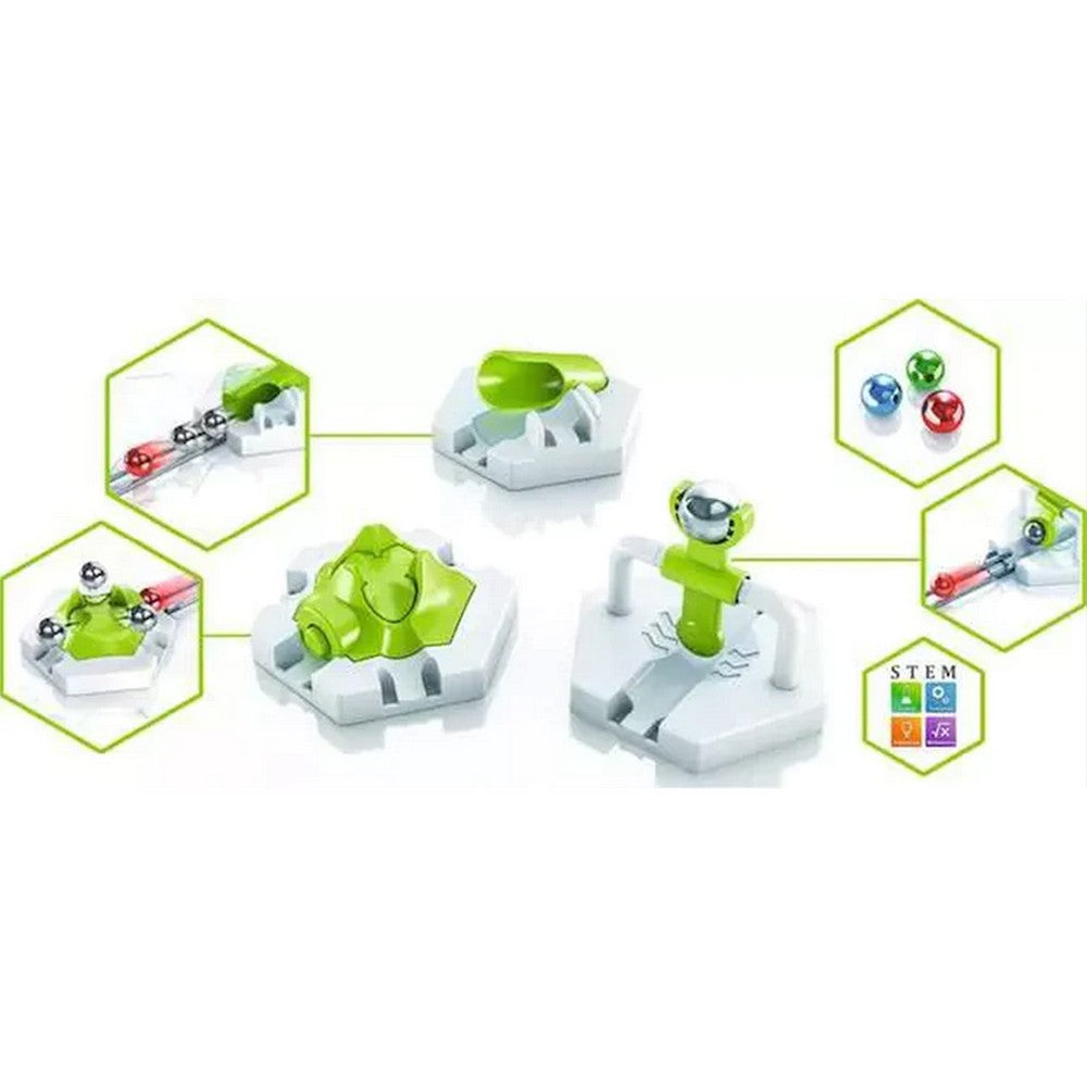 Joc de constructie Gravitrax Push, Forta, set de accesorii