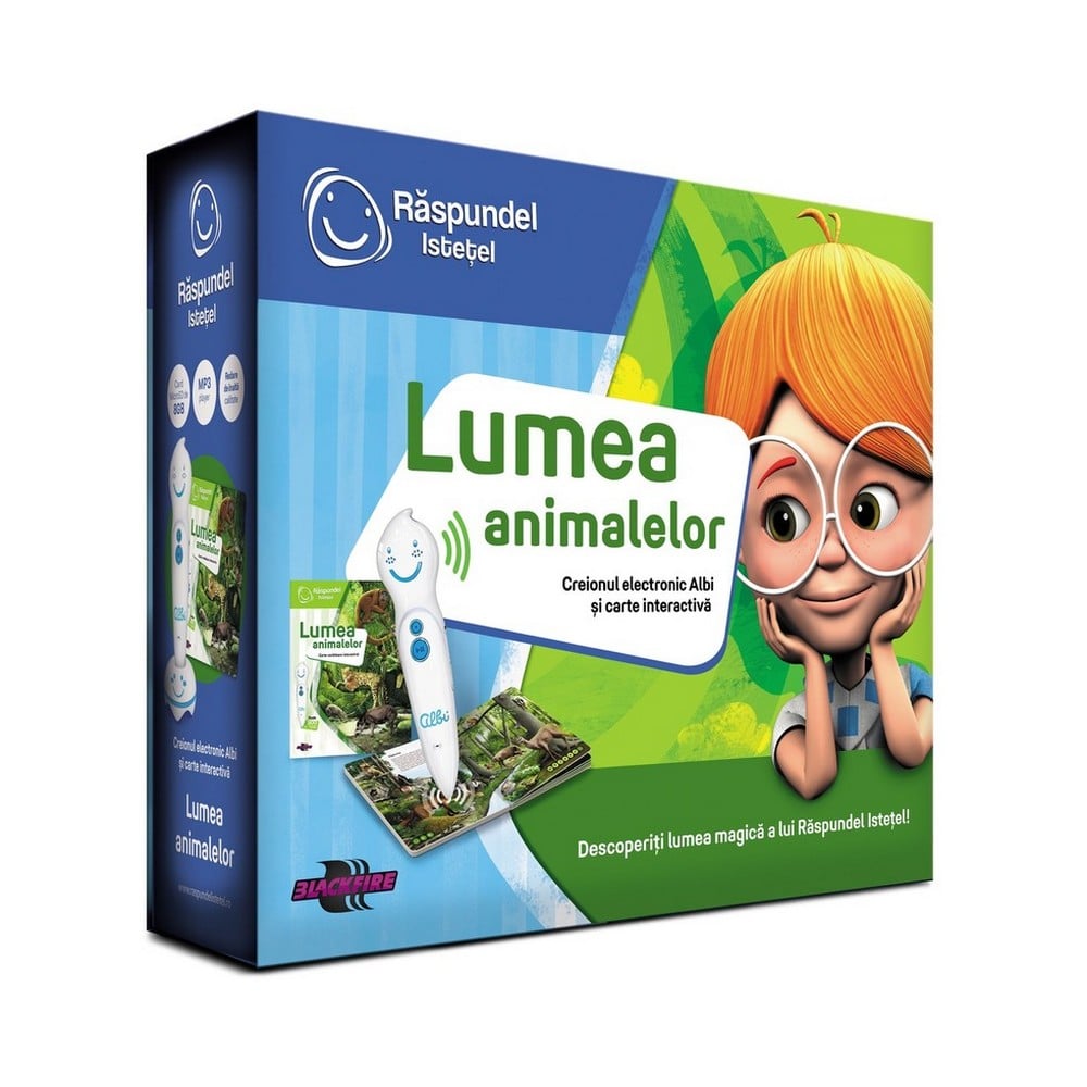Răspundel Istețel - Set Lumea Animalelor (creion+carte) carte în limba română