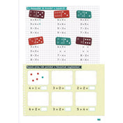 Tanoda – Gyakorló feladatok elsősöknek 1. matematika feladatlap dominókkal és összeadás-rajzos gyakorlatokkal.