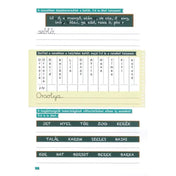 Feladatlap a Tanoda! Gyakorlófeladatok harmadikosoknak 1. füzetből, családi kirándulás képes jelenetével és szókincsfejlesztő gyakorlatokkal.