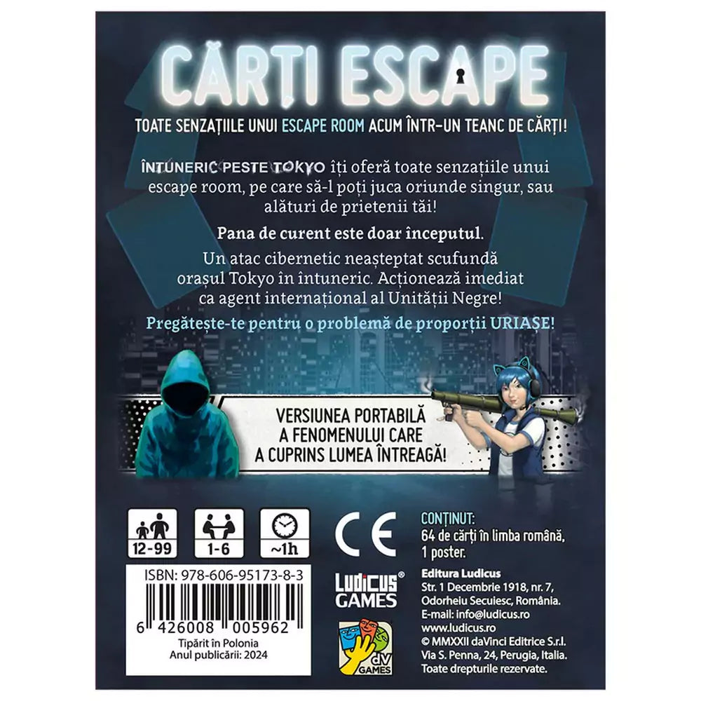 Cărți Escape - Întuneric peste Tokyo