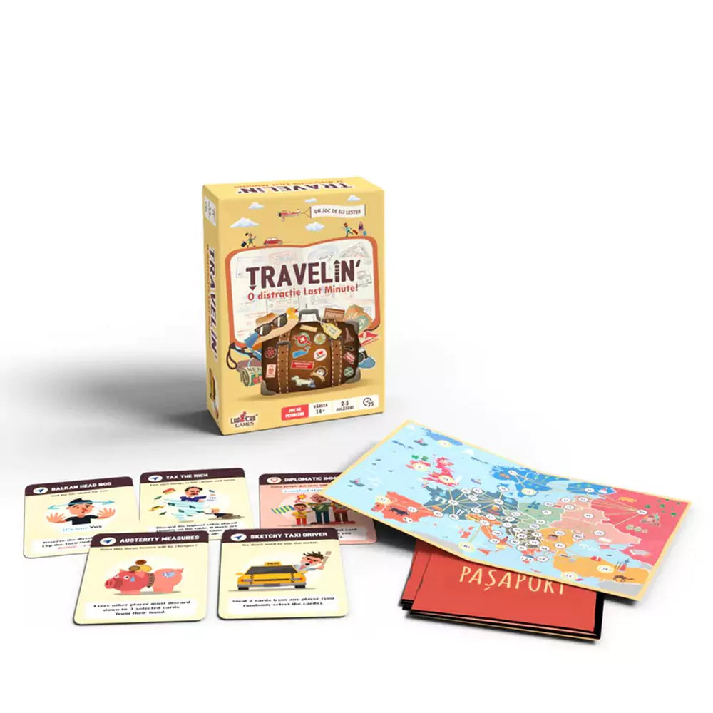 Travelin-ediția a 2-a,joc de societate în limba română