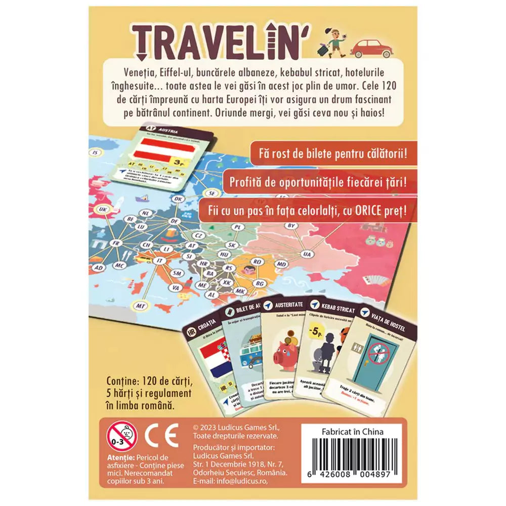 Travelin-ediția a 2-a,joc de societate în limba română