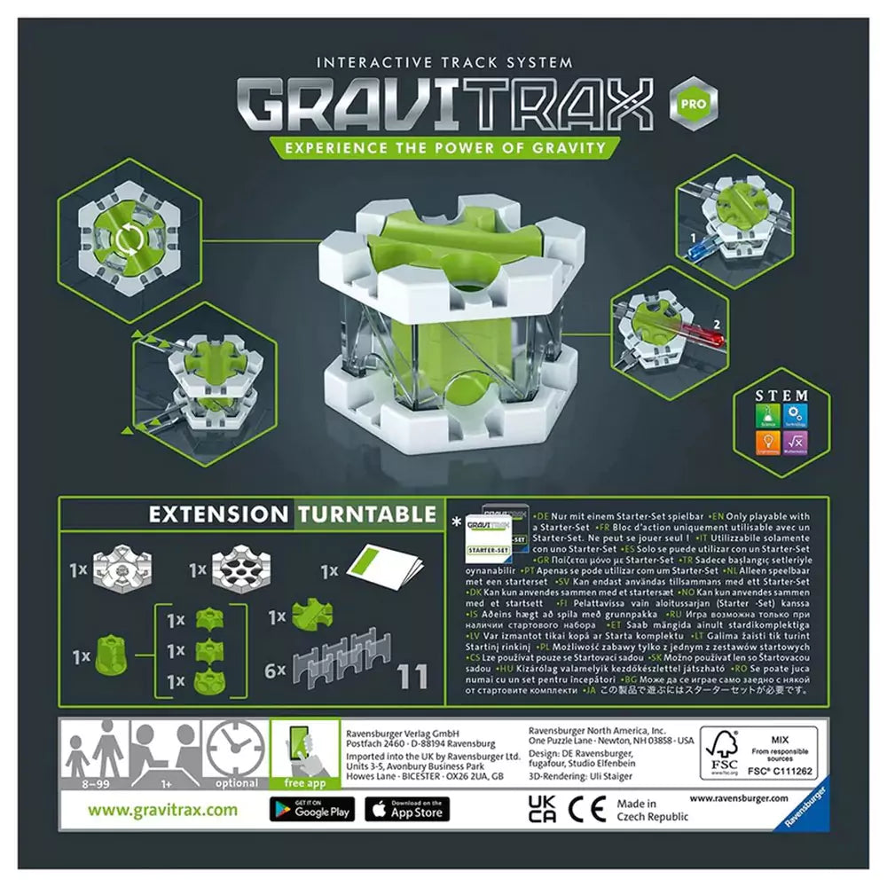 Gravitrax PRO Turntable, Usa Rotativa, set de accesorii