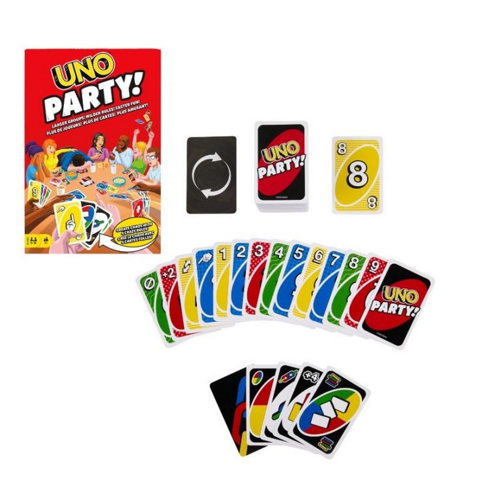 UNO Party! joc de societate multilingvistic