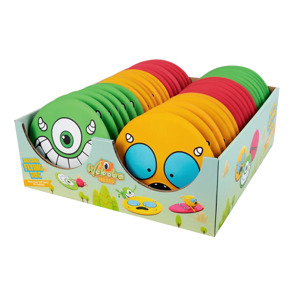 Disc zburător pentru copii - Waboba Flying Head, frisbee silicon 15 cm