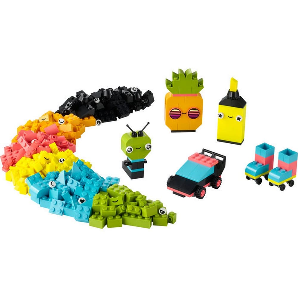 LEGO Classic Distractie creativa in culori neon 11027