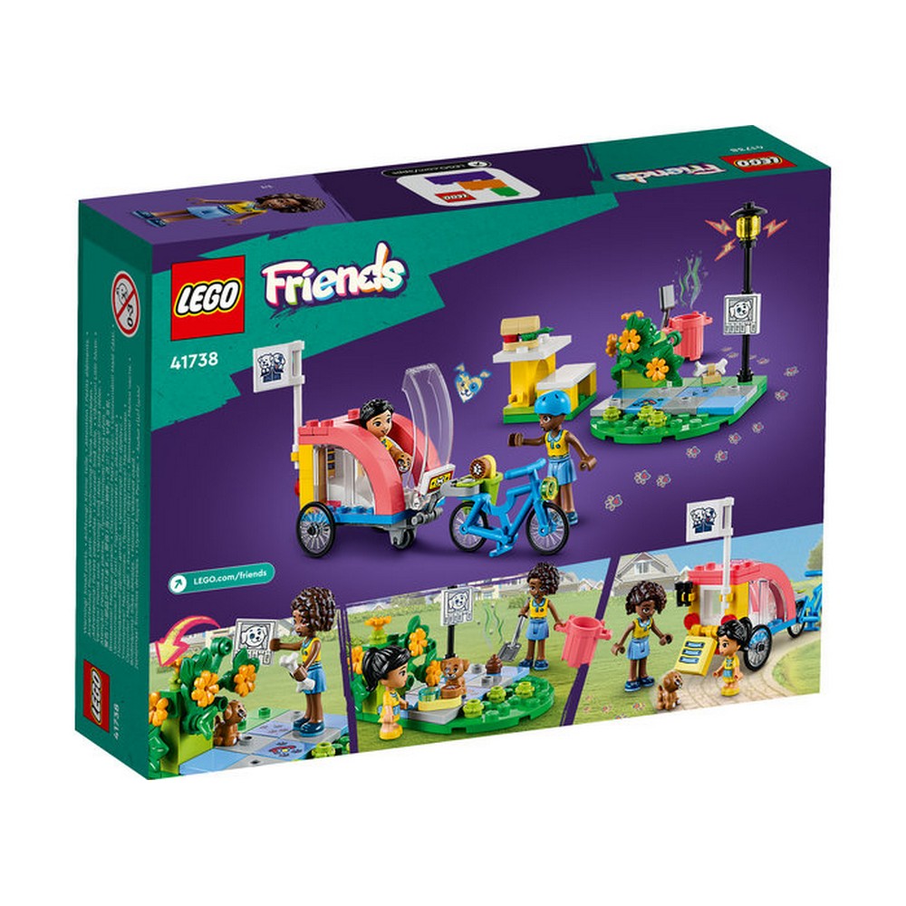 LEGO Friends Bicicleta pentru salvarea cainilor 41738